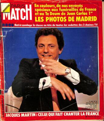 Paris Match No 1384 6 Decembre 1975 - Jacques Martin Celui Qui Fait Chanter La France NDR82943 - 1