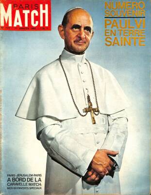 Paris Match No 770 11 Janvier 1964 - Numero Souvenir Paul VI En Terre Sainte NDR82922 - 1