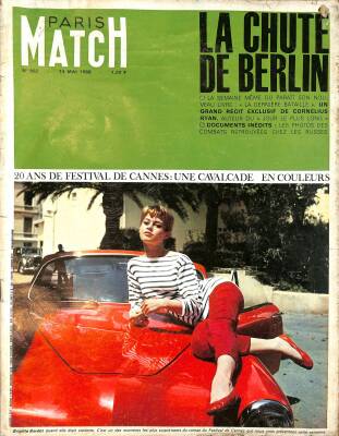 Paris Match No 892 14 Mai 1966 - Brigitte Bardot, Jeanne Moreau, Leslie Caron NDR84491 - 1