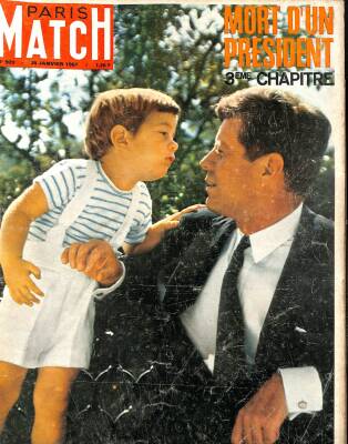 Paris Match No 929 28 Janvier 1967 - Kapak Kennedy, Mort Dun President NDR82927 - 1