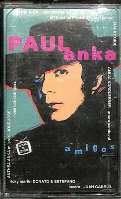 Paul Anka - Amigos Kaset (Türkiye Baskı, İkinci El, Kırmızı Bandrol) KST24318 - 1