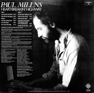 Paul Millns – Heartbreakin Highway 1980 (109) PLK17475 - 2