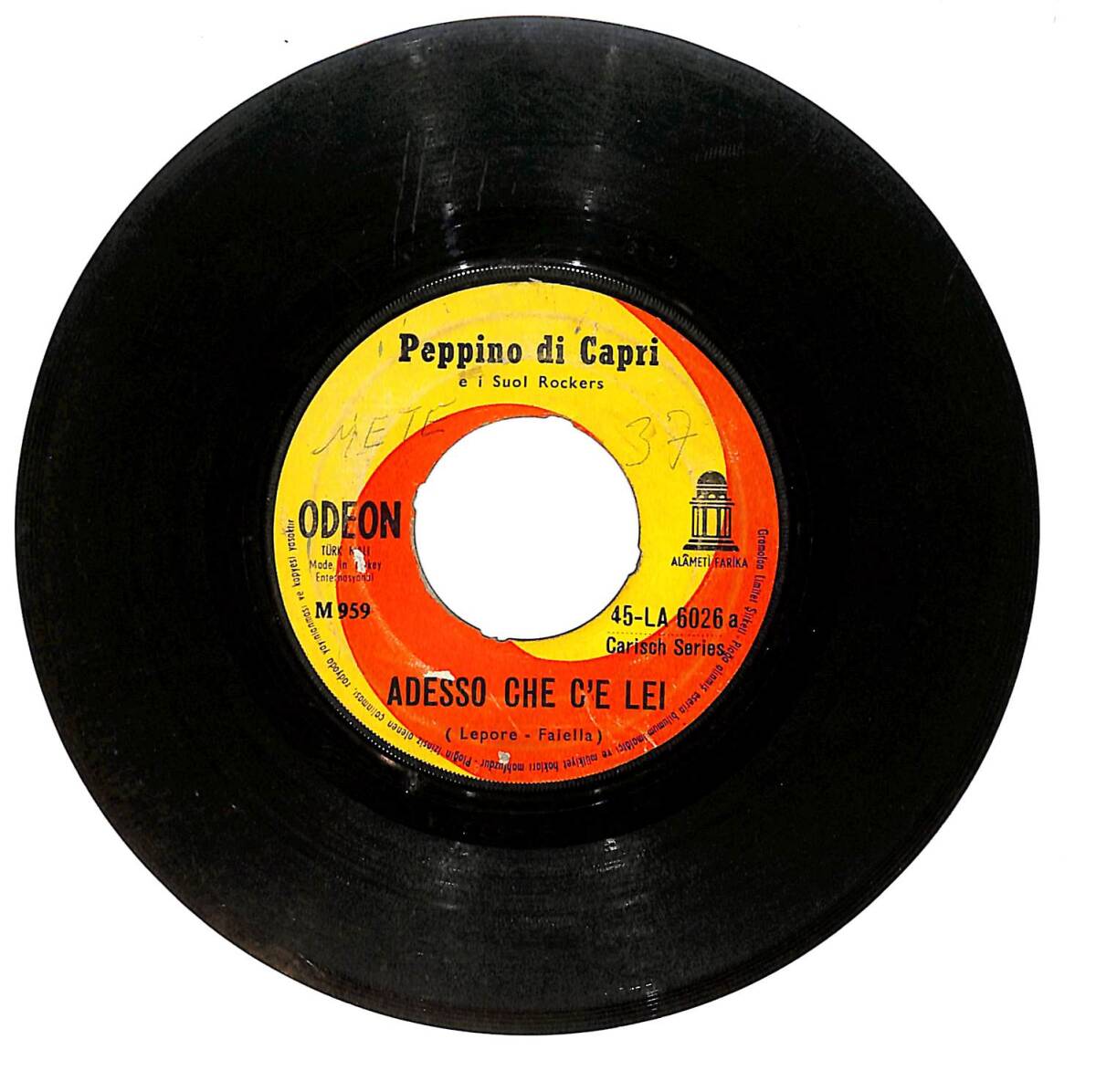 Peppino Di Capri - Adesso Che C'E Lei / Quanno Duie Se Vonno PLAK (10/6.5) PLK25867 - 2