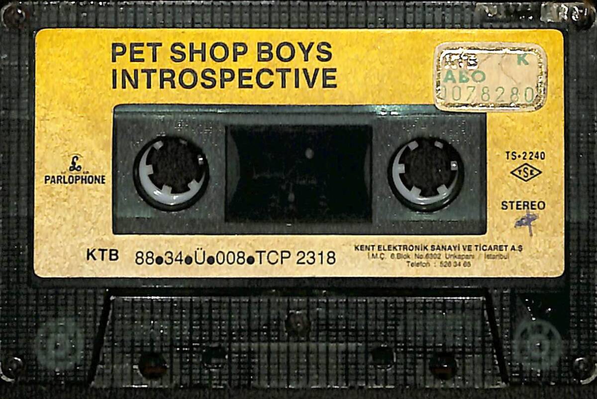 Pet Shop Boys - Introspective Kaset (İkinci El) KST26470 - 1