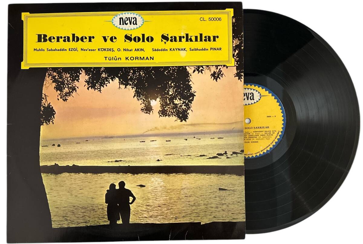 Beraber ve Solo Şarkılar - Sabahaddin Ezgi / Nev'eser Kökdeş / O. Nihat Akın / Sadeddin Kaynak / Selahaddin Pınar ( Neva Plak ) LP Plak (10/8) PLK25570 - 1