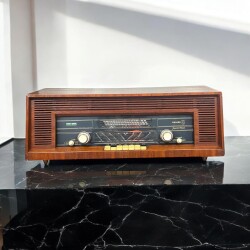 Philips / PHILIPS Jubiter 521 Stereo Lambalı Ahşap Antika Radyo RDY106 - 1