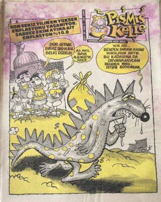 Pişmiş Kelle Mizah Dergisi Sayı89 8 Kasım 1991 NDR20555 - 1