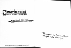 Platin Palet Bayram Kutlama Kartı Açılır Kapak Kartpostal KRT19616 - 2