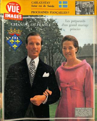 Point De Vue Images Du Monde 18 Fevrier 1972 - Princesse Chantal, Elisabeth NDR84992 - 1