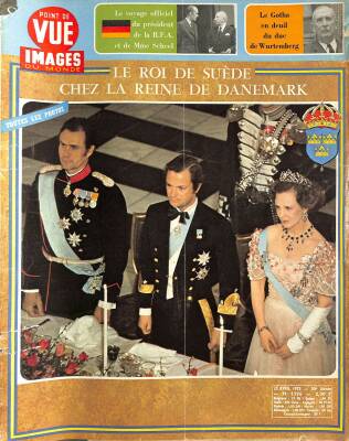 Point De Vue Images Du Monde 25 Avril 1975 - Margrethe, Carl Gustav NDR85001 - 1