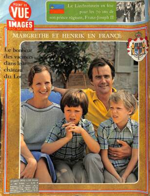 Point De Vue Images Du Monde 27 Aout 1976 - Margrethe Et Henrik En France NDR84997 - 1