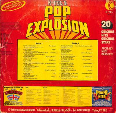 Pop Explosion Germany 1975 LP (108.5) PLK17403 - 2