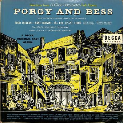 Porgy And Bess Selections From George Gershwins Folk Opera , Book And Lyrics by Du Bose Heyward And Ira Gershwin 1952 LP (107) PLK17706 - 1