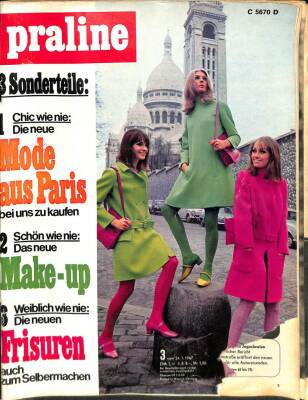 Praline 24.1.1967 Anne Marie Labro, Die Neue Mode Aus Paris, Anne-Marie NDR61883 - 1