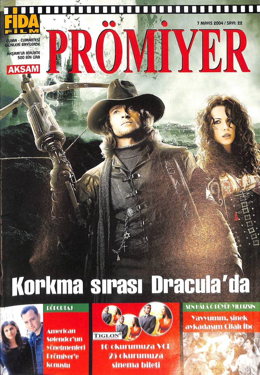 Prömiyer Dergisi 7 Mayıs 2004 Sayı 22 - Jackie Chan - Robert Rodriguez - Paul Giamatti - Feridun Karakaya NDR88124 - 1