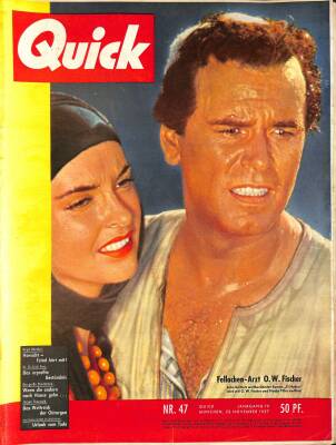 Quick 23 November 1957 - Elisabeth 2, Roberto Rossellini, Nadja Tiller NDR85076 - 1