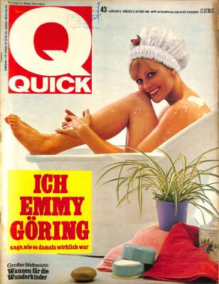 Quick 23 October 1966 - Emmy Göring, Garhard Kubetschek, Prinz Reza NDR85241 - 1