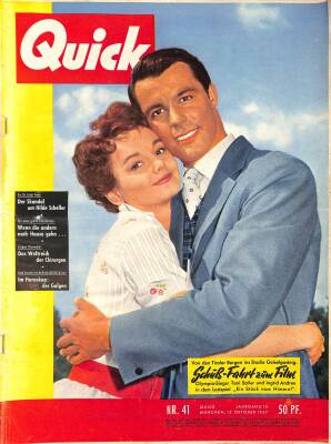 Quick Magazine 12 October 1957 - Romy Schneiders, Sophia Loren NDR85493 - 1