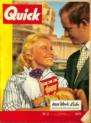 QUICK Nr. 15 13 Aprıl 1957 - Maria Schell, Elisabeths Erster Besuch NDR83623 - 1