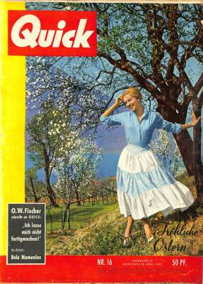 QUICK Nr. 16 20 Aprıl 1957 - Kraliçe Elizabeth, Fröhliche Ostern NDR83622 - 1