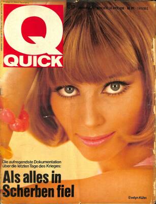 QUICK Nr. 17 24 April 1966 - Kapak Evelyn Kühn NDR83603 - 1