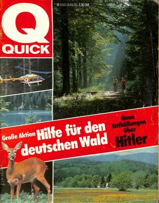 QUICK Nr. 18 3 April 1983 - Schnelle Liebe, Eva Über Hitler NDR83690 - 1