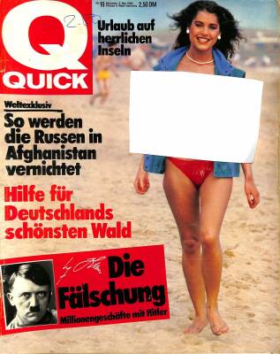 QUICK Nr. 19 5 Mai 1983 - Millionengeschaft Mit Hitler, Karin Baal NDR83691 - 1