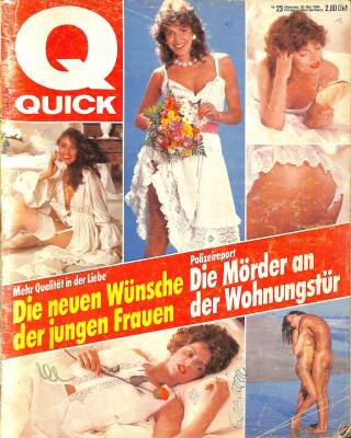 QUICK Nr. 23 30 Mai 1984 - Alain Delon, Nathalie Baye NDR83663 - 1