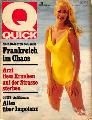 QUICK Nr. 23 5 Juni 1968 - Nur In Der Liebe Haben Wir Kein Glück NDR83520 - 1