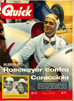 QUICK Nr 23 7 Juni 1958 - Rudolf Caracciola, Audrey Hepburn, Billy Wilders NDR84140 - 1