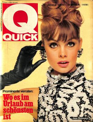 QUICK Nr. 24 12 Juni 1966 - Jean Shrimpton, Rock Hudson, Marianne Koch, Luis Trenker NDR83672 - 1