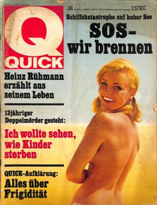 QUICK Nr. 24 12 Juni 1968 - Hertha Feiler, Annegret Spyrka NDR83724 - 1