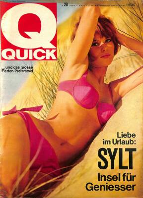 QUICK Nr. 28 11 Juli 1965 - Sylvie Vartan, Kampen Liebe Im Urlaub NDR83522 - 1