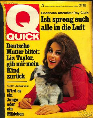 QUICK Nr. 3 13 Januar 1968 - Liz Taylor - Schwacher König Tapfere Frauen NDR83601 - 1