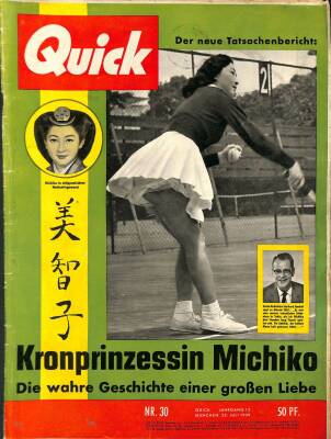 QUICK Nr. 30 25 Juli 1959 - Kronprinzessin Michiko, Begum Aga Khan, Sophia Loren NDR83642 - 1