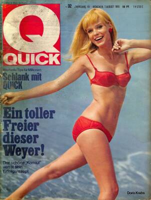 QUICK Nr. 32 7 August 1966 - Doris Krebs, Sohn Oliver, Marias Scheidung, Brigitte Bardot NDR83675 - 1