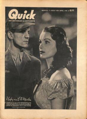 QUICK Nr. 33 13 August 1950 - Lilli Marleen, June Havoc NDR83879 - 1