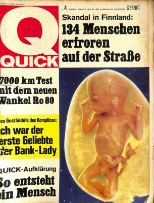 QUICK Nr. 4 24 Januar 1968 - Ich War Der Erste Geliebte Der Bnak Lady NDR83608 - 1