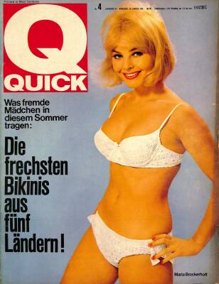 QUICK Nr. 4 Januar 1966 - Maria Brockerhoff ,DieFrechsten Bikinis Aus Fünf Landern NDR83519 - 1