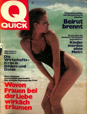 QUICK Nr. 40 25 September 1975 - Armen Kanzle, Elizabeth Radtke, Mary Glatzle NDR83685 - 1