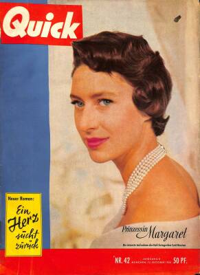 QUICK Nr. 42 15 October 1955 - Prinzessin Margaret NDR83720 - 1