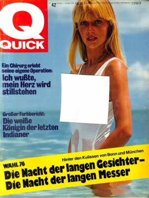 QUICK Nr. 42 7 October 1976 - Karin Fastners, Ursula Andress NDR83639 - 1