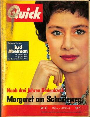 QUICK Nr. 43 25 October 1958 - Margaret am Scheideweg NDR83630 - 1