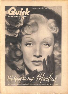 QUICK Nr. 45 5 November 1950 - Maria Magdaiena, Shelley Winters NDR83885 - 1