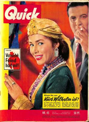 QUICK Nr 45 9 November 1957 - Sophia Loren, Anna Cabot, Anthony Perkins NDR84168 - 1