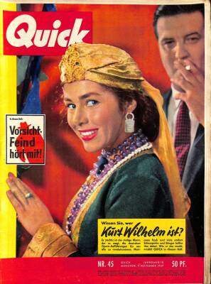 QUICK Nr 45 9 November 1957 - Sophia Loren, Anna Cabot, Anthony Perkins NDR84169 - 1