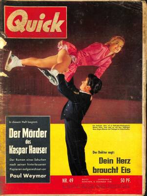 QUICK Nr. 49 6 Dezember 1958 - Tyrone Power, Problem Nemens Sophia Loren NDR83628 - 1