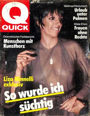 QUICK Nr. 50 Dezember 1984 - Liza Minnelli NDR83655 - 1