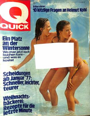 QUICK Nr. 51 11 Dezember 1975 - Sofia Gridelli, Renate Lepsius NDR83700 - 1