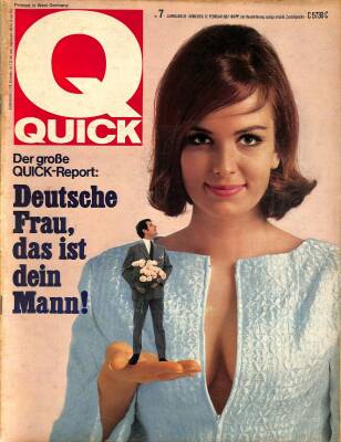 QUICK Nr. 7 12 Februar 1967 - Jacqueline Kennedy- Frau Im reuzfeuer NDR83539 - 1